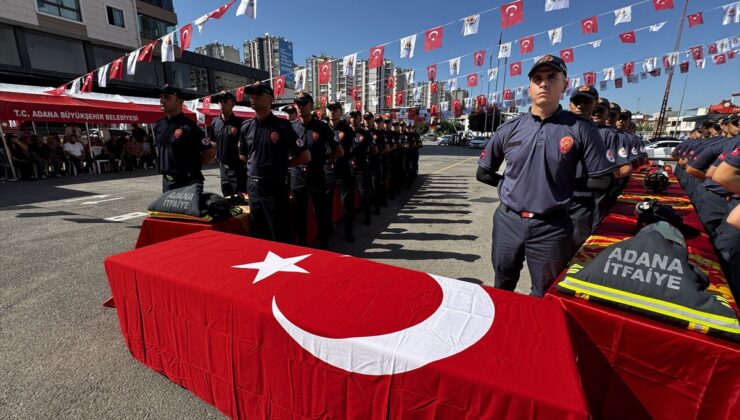 Adana’da eğitimlerini tamamlayan 50 itfaiye eri göreve başladı
