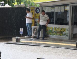 Amasya’da sağanak etkili oldu