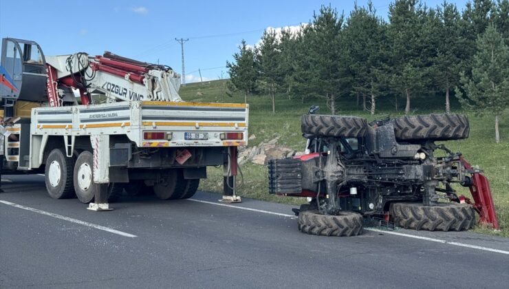 Ardahan’da traktör devrildi: 1 yaralı