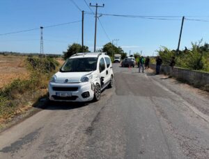 Bafra’da araç çarpıştı: 1 yaralı