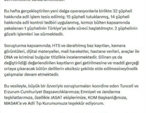 Bakan Gürlek’ten ‘Gülistan Doku’ soruşturması açıklaması