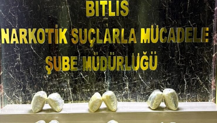 Bitlis’te çuvallarda 8 kilo skunk ele geçirildi, 2 tutuklama