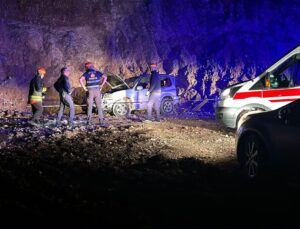 Bolu’da cipin şarampole devrilmesi: 2 ölü, 1 yaralı