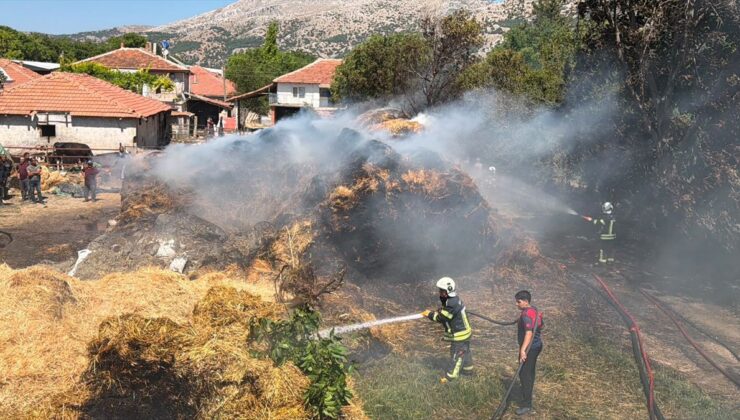 Burdur’da tarım arazisinde çıkan yangın söndürüldü