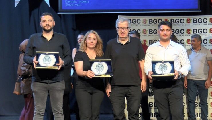 Bursa Gazeteciler Cemiyeti’nden DHA’ya 3 ödül