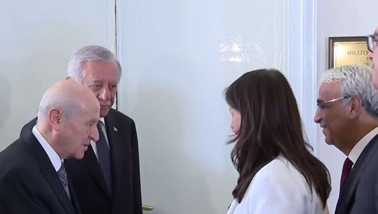 DEM Parti’den MHP lideri Devlet Bahçeli’ye ziyaret