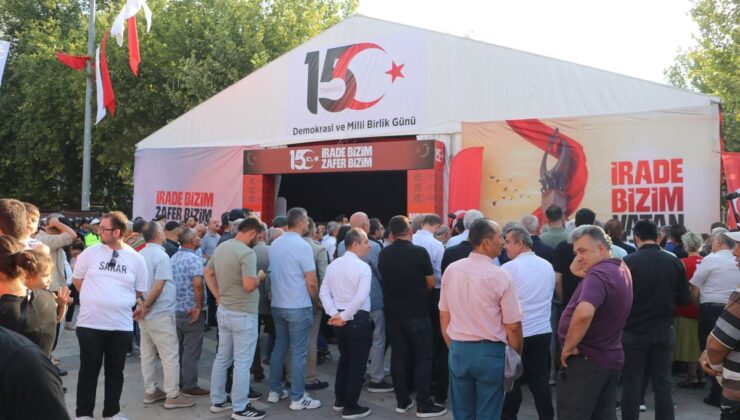 Denizli’de 15 Temmuz Anma Çadırı Açıldı