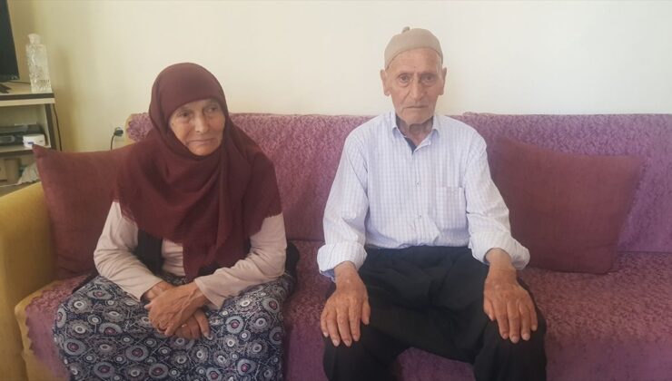 Gaziantep’te yaşayan asırlık çift uzun ömrü doğal beslenmeye bağlıyor