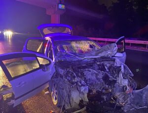 Germencik’te kamyona çarpma: 1 ölü, 3 yaralı