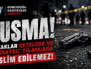 Güneydoğu Gazeteciler Cemiyeti’nden Silahlı Saldırıya Tepki: ‘Ruhsatsız Silahlanmaya Karşı Yasalar Hayata Geçirilmeli’