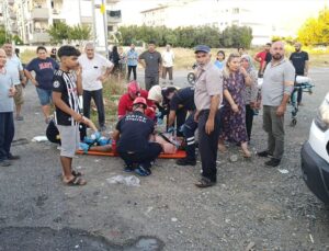 Hatay’da SUV motosiklet çarpıştı: 1 yaralı