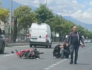 İnegöl’de Motosiklet Kazası: Çift Yaralandı
