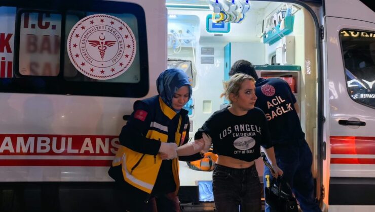 İnegöl’de zincirleme kaza: 5 yaralı