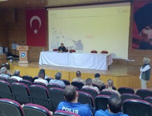 İspir’de DKMP ekiplerince bilgilendirme toplantısı yapıldı