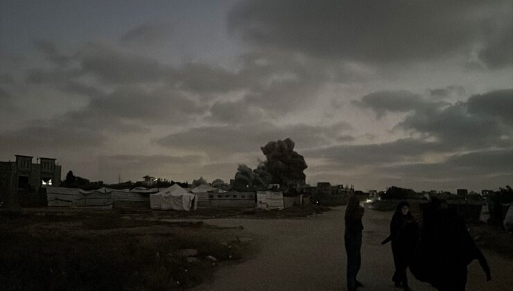 İsrail, ateşkese rağmen Gazze’nin orta kesimini yoğun hava saldırılarıyla hedef aldı
