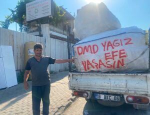 Kağıt toplayıcılarından DMD hastası Yağız Efe’ye anlamlı destek
