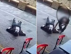 Kalbi durup yere yığılan gence yardım etmek yerine 6 bin lirasını çaldı