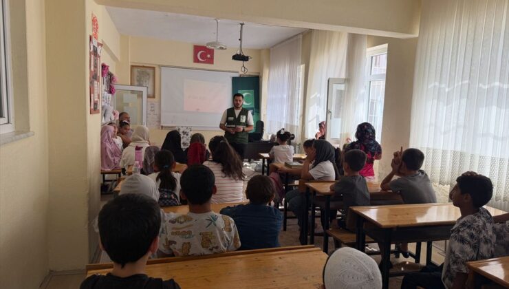Kırıkkale’de Kur’an kursu öğrencilerine bağımlılıkla mücadele eğitimi verildi