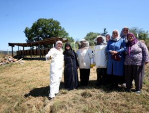 Kırklareli’nde köy kadınları arıcılıkla aile bütçelerine katkı sunacak