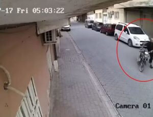 Kızıltepe’de Motosiklet Hırsızlığı Kamerada