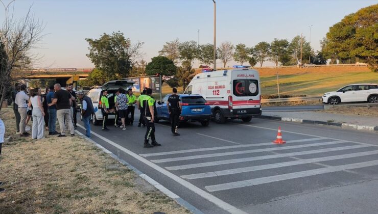 Kütahya’da otomobilin çarptığı kişi ağır yaralandı