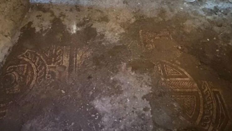 Mardin’de tarihi eser operasyonunda yaklaşık 1500 yıllık mozaik bulundu