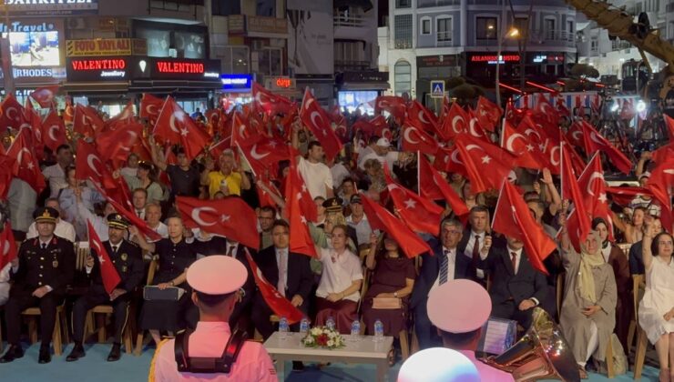 Marmaris’te 15 Temmuz Demokrasi ve Milli Birlik Günü anıldı