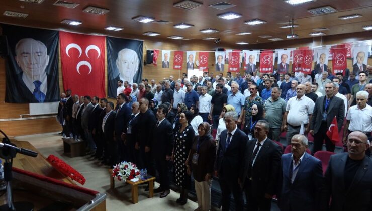 MHP İspir İlçe Başkanlığı Olağan Kongresi yapıldı