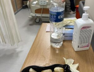 Midesinden 590 gram uyuşturucu çıktı