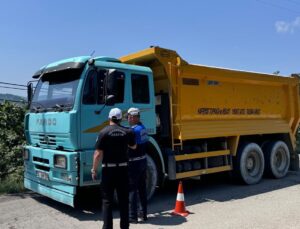 Ordu’da ağır araç denetimi: 11 araç cezalandırıldı