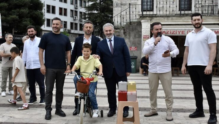 Ordu’da Kur’an kursu öğrencilerine bisiklet ve paten hediye edildi