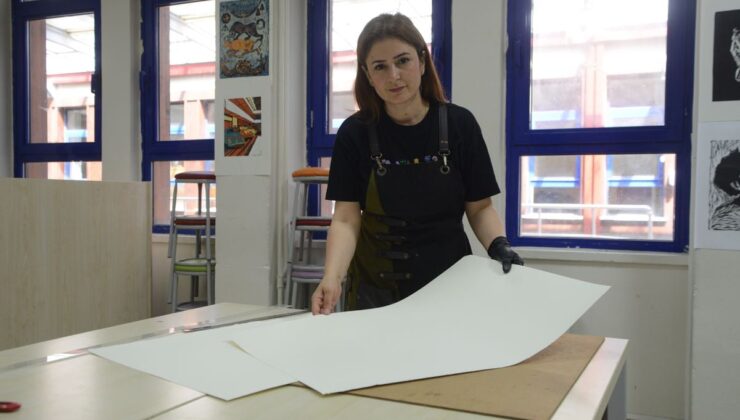 Rize’nin doğal ve kültürel güzellikleri çinko levhalara işleniyor