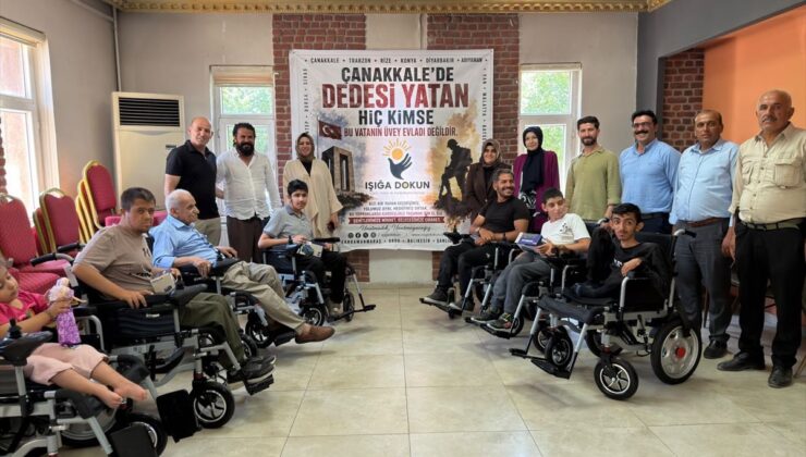 Siirt’te 10 engelliye elektrikli sandalye