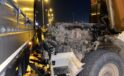 Sincan’da TIR ile çarpışan hafriyat kamyonunun kupa kısmı koptu: 1 yaralı