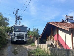 Sinop’un Ayancık İlçesinde Sobadan Kaynaklanan Yangın Söndürüldü