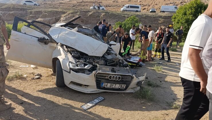 Şırnak’ta Otomobil Şarampole Devrildi: 4 Ağır Yaralı