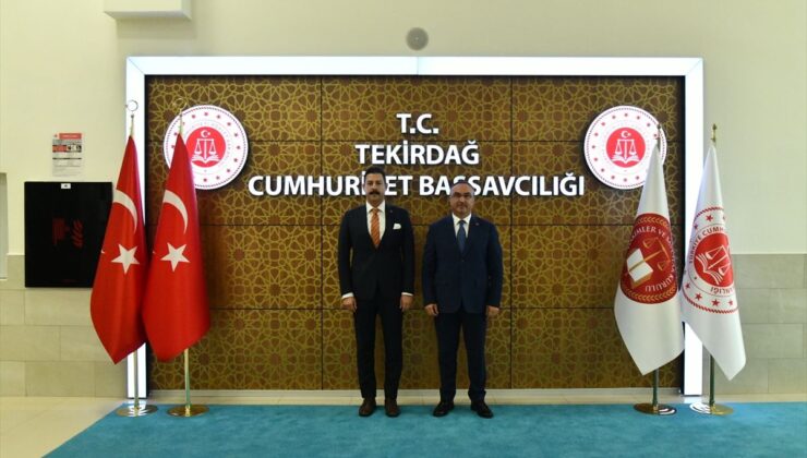 Tekirdağ Valisi Soytürk’ten Başsavcı Yücel ve Komisyon Başkanı Obut’a ziyaret