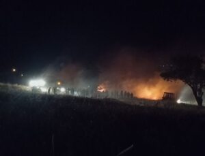 Yozgat’ta 100 dönüm hububat kül oldu