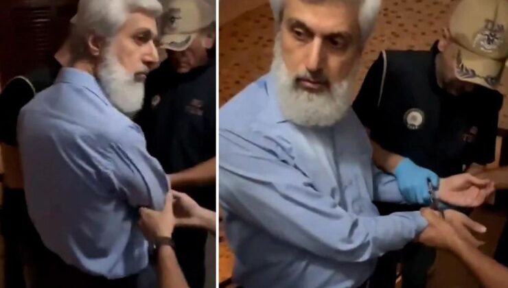 Alparslan Kuytul’a kelepçe takıldığı an! Yüz ifadesi de sözleri de bomba