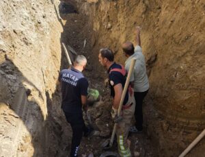 Altyapı çalışmasında göçük altında kalan işçi öldü