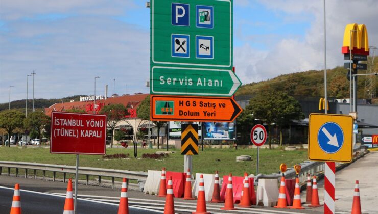 Anadolu Otoyolu’nda Onarım: İstanbul İstikameti Kapatıldı