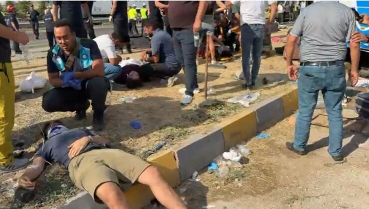 Ankara’da Midibüs ile Kamyon Çarpıştı: 1 Ölü, 16 Yaralı
