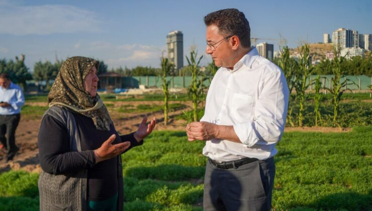 Babacan: Çalışan, üreten ama geçinemeyen milyonlarca çiftçimizin feryadı Ankara’da da duyuluyor