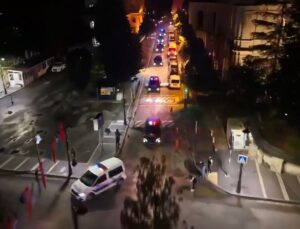 Beşiktaş’ta Drone Destekli Huzur Uygulaması: 5 Aranan Şahıs Yakalandı, 26 Araca 209 Bin Lira Ceza