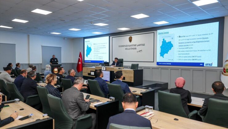 Bilecik’te Afet Risk Azaltma Planı Toplantısı