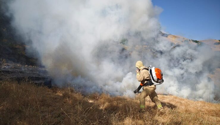 Bingöl’de Mera Yangını Söndürüldü