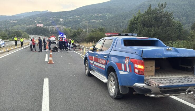 Bolu’da trafik kazası: 1 ölü, 2 ağır yaralı