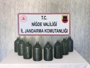 Bor’da 40 Litre Etil Alkol Operasyonu