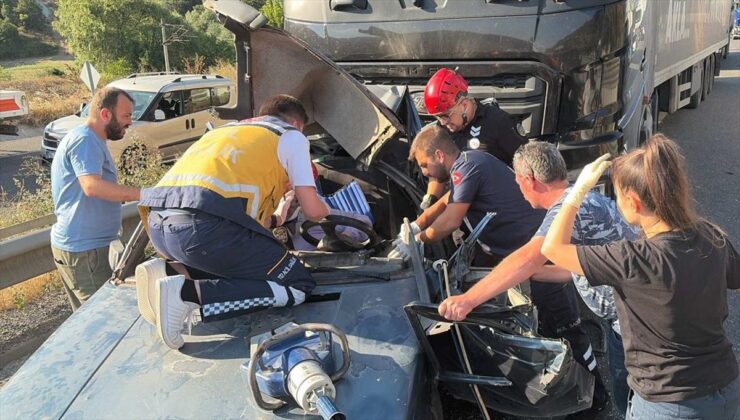 Bozüyük’te Tır ile Otomobil Çarpıştı: 1 Yaralı