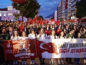 Bursa’da 30 Ağustos Zafer Bayramı coşkusu